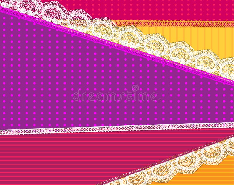 O fundo com tela e o vetor brilhante do laço projetam ilustração stock O fundo com tela e o vetor brilhante do laço projetam ilustração stock