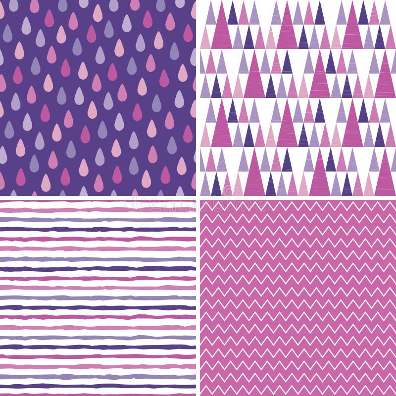 O fundo sem emenda do moderno modela o rosa magenta roxo ilustração stock O fundo sem emenda do moderno modela o rosa magenta roxo ilustração stock