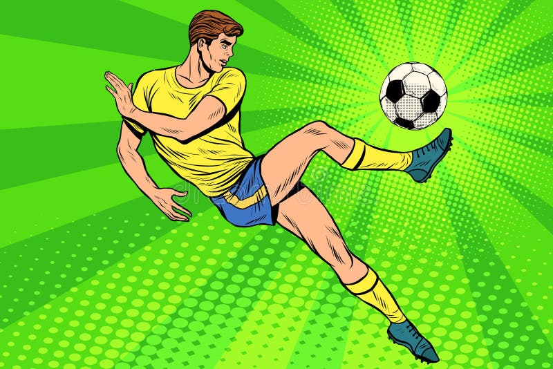 O Futebol Tem Jogos Dos Esportes De Um Verão Da Bola De Futebol