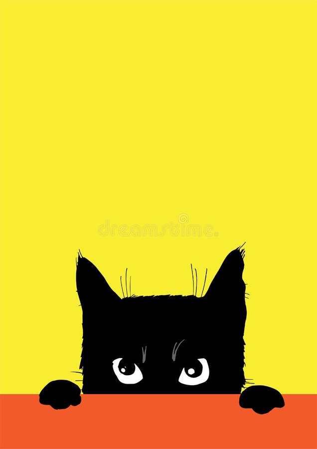 Gato Preto Wallpapers  Desenhos de gatos, Ilustrações de animais