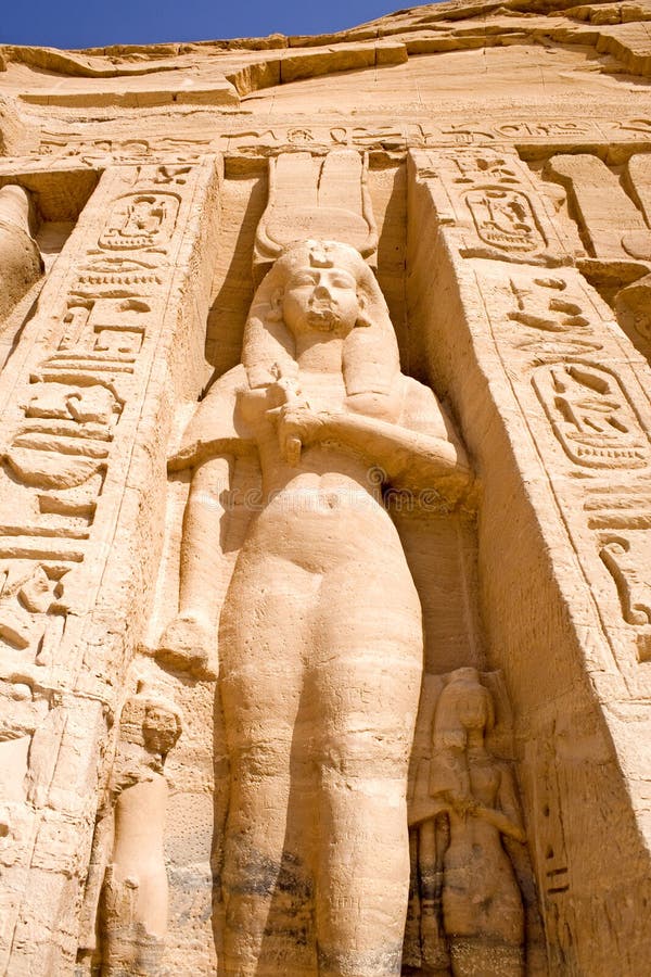 O Grande Templo de Abu Simbel fotos de stock