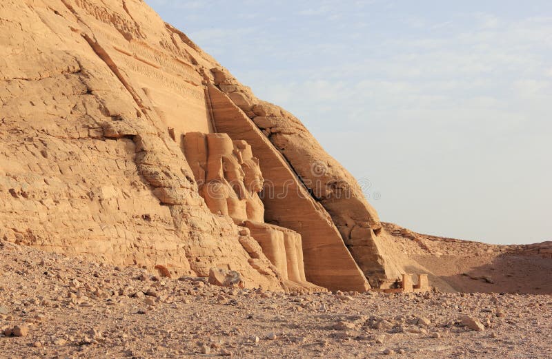 O grande templo de Ramesses II Abu Simbel, Egipto foto de stock O grande templo de Ramesses II Abu Simbel, Egipto foto de stock