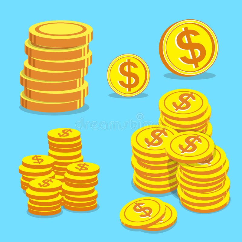 O grupo de dinheiro inventa o vetor ilustração royalty free O grupo de dinheiro inventa o vetor ilustração royalty free