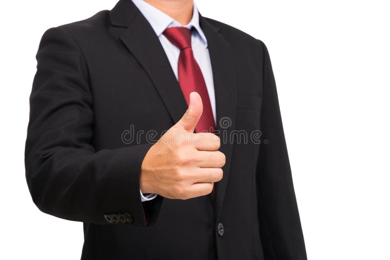 Moderno homem elegante terno com gravata vermelha e branco em