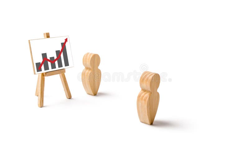 O homem mostra a apresentação ao empregado Reunião ou relatório para o período passado Analítica e planeamento da estratégia lucr imagens de stock O homem mostra a apresentação ao empregado Reunião ou relatório para o período passado Analítica e planeamento da estratégia lucr imagens de stock