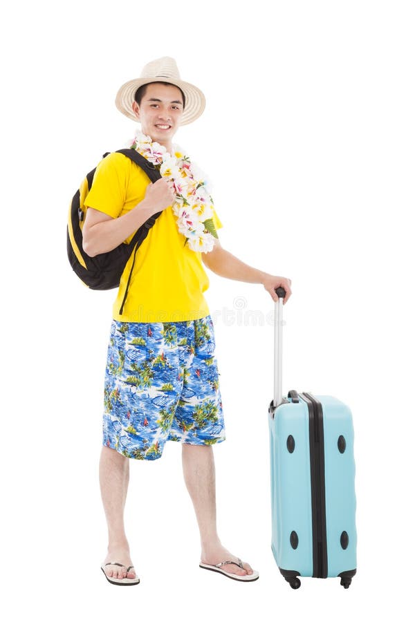 O homem novo aprecia férias de verão imagem de stock royalty free O homem novo aprecia férias de verão imagem de stock royalty free