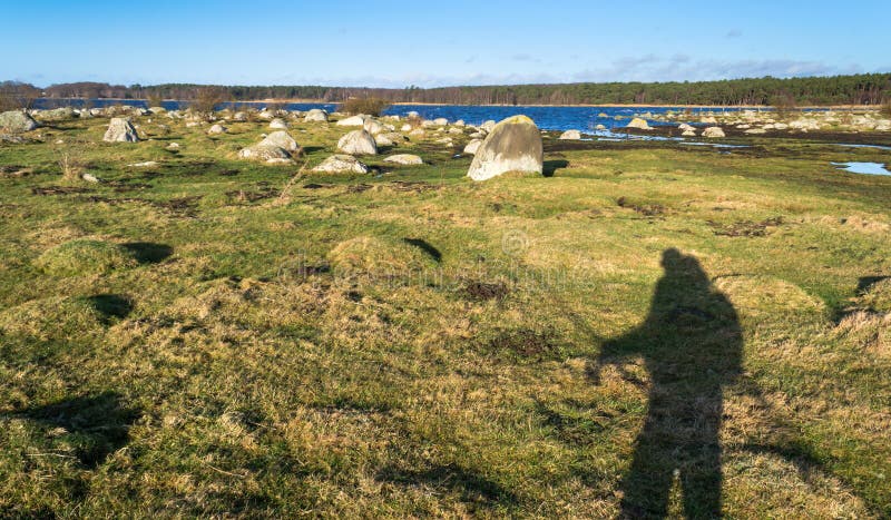 O homem vai pescar foto de stock royalty free