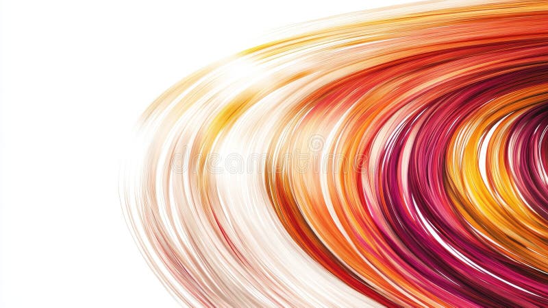 O imagine abstractă încântătoare afișând un vortex spiral uimitor al liniilor dinamice vibrante royalty free stock image