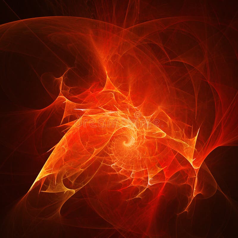 Abstract chaos fire rays on dark background. Abstract chaos fire rays on dark background