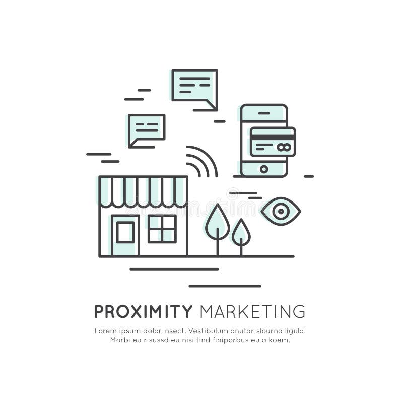 O logotipo do mercado da proximidade, Internet sem fio Wi-Fi da zona pública do ponto quente livra Enviando mensagens, informação ilustração royalty free O logotipo do mercado da proximidade, Internet sem fio Wi-Fi da zona pública do ponto quente livra Enviando mensagens, informação ilustração royalty free