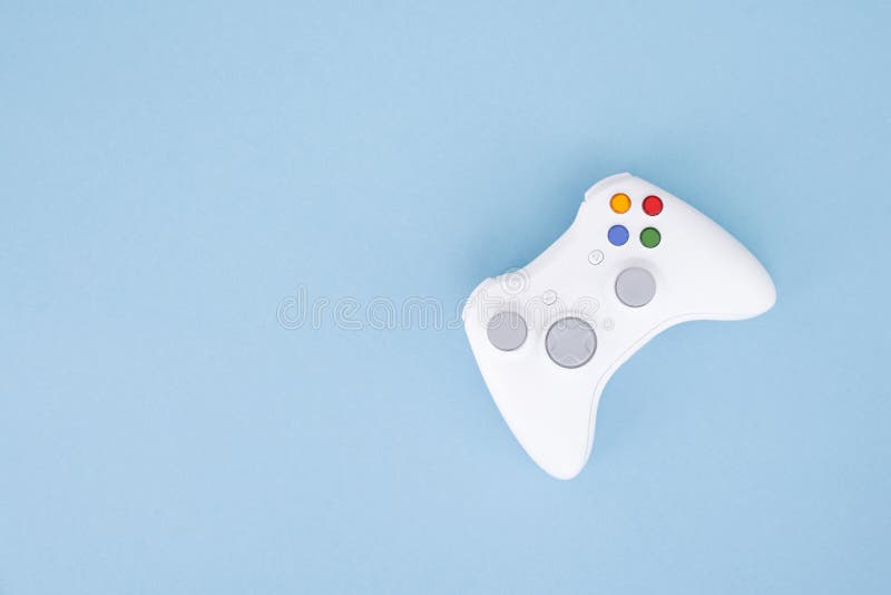 Gamepad De Joystick Branco, Console De Jogos Em Fundo Rosa Tecnologia De  Jogos De Computador Jogar Competição Videogame Controle Imagem de Stock -  Imagem de dispositivo, moderno: 165795279