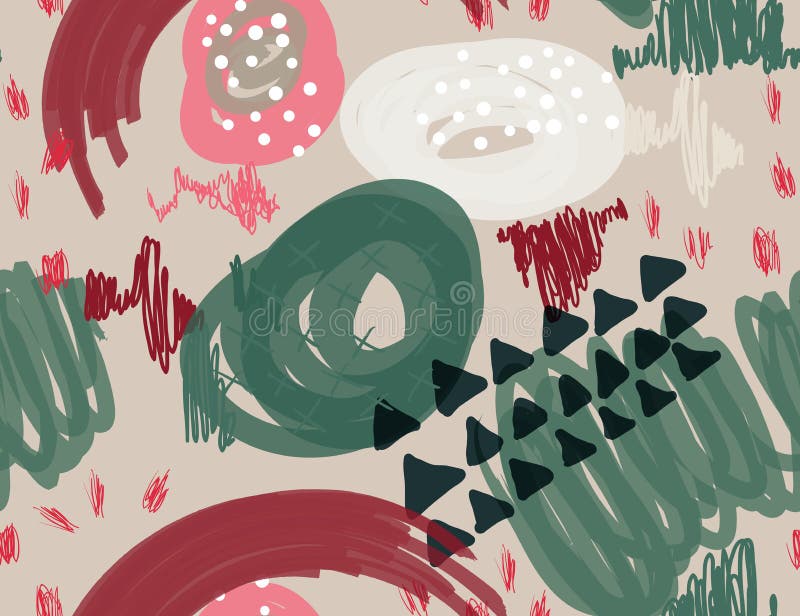O marcador abstrato rabisca pontos e luz dos triângulos - cinza ilustração stock O marcador abstrato rabisca pontos e luz dos triângulos - cinza ilustração stock