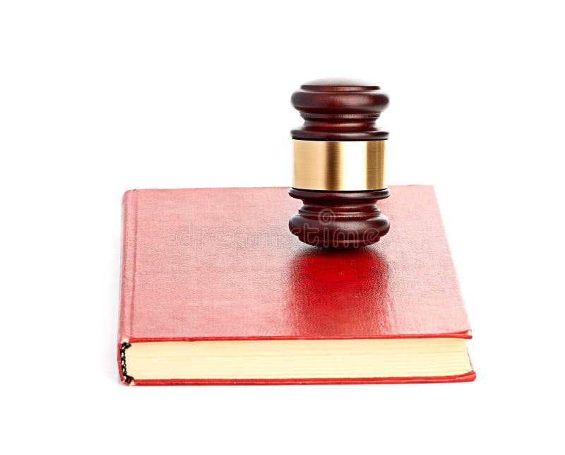 Judge's gavel on red legal book. See my other works in portfolio. Judge's gavel on red legal book. See my other works in portfolio.