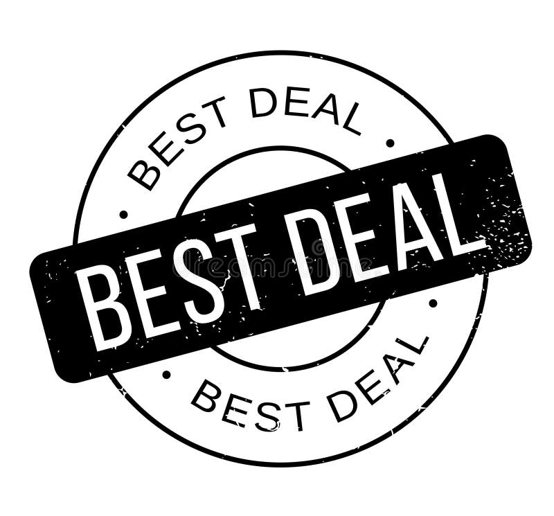 O melhor carimbo de borracha do negócio ilustração do vetor