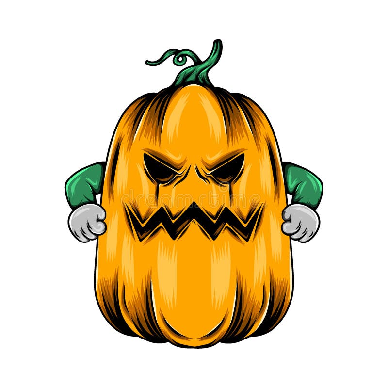 Abóbora Amarela Monstro Com Cara Assustadora E Grande Sorriso Para A  Inspiração Do Halloween PNG , Abóbora, Abóbora De Halloween, Desenho De  Halloween PNG Imagem para download gratuito