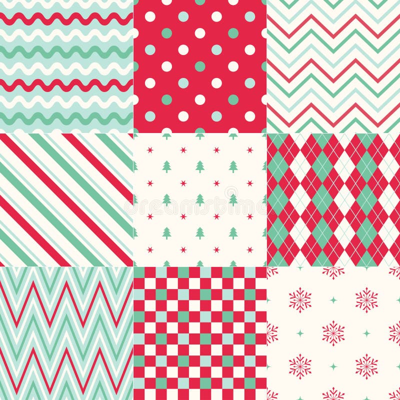 Seamless Christmas stripes graphic geometric texture background. Seamless Christmas stripes graphic geometric texture background
