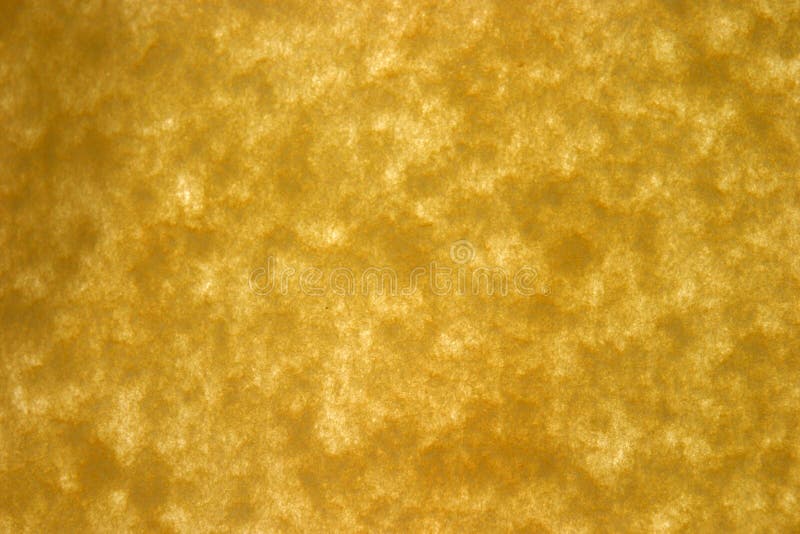 O papel amarelo recicl especial prendido iluminou-se acima com luz solar