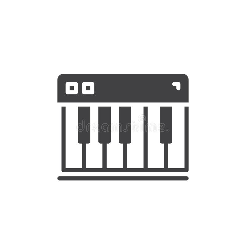 pixel arte ilustração piano. pixelizada piano. piano música ícone