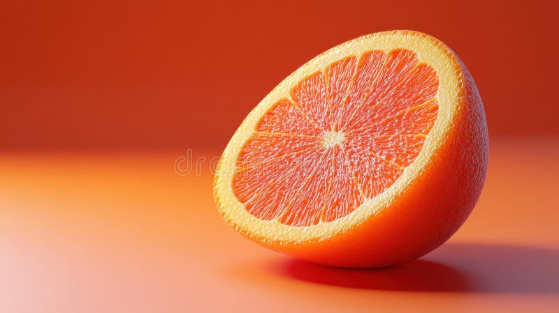 O pictogramă portocalie cu o compoziție frumoasă, așezată cu grație pe un fundal moale, care prezintă un design minimalist în stock illustration