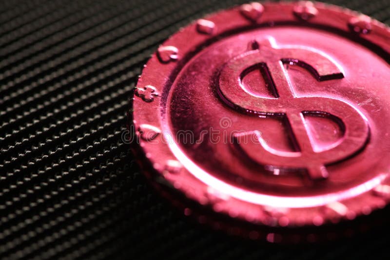 O plástico fez a cena da moeda do brinquedo imagens de stock O plástico fez a cena da moeda do brinquedo imagens de stock