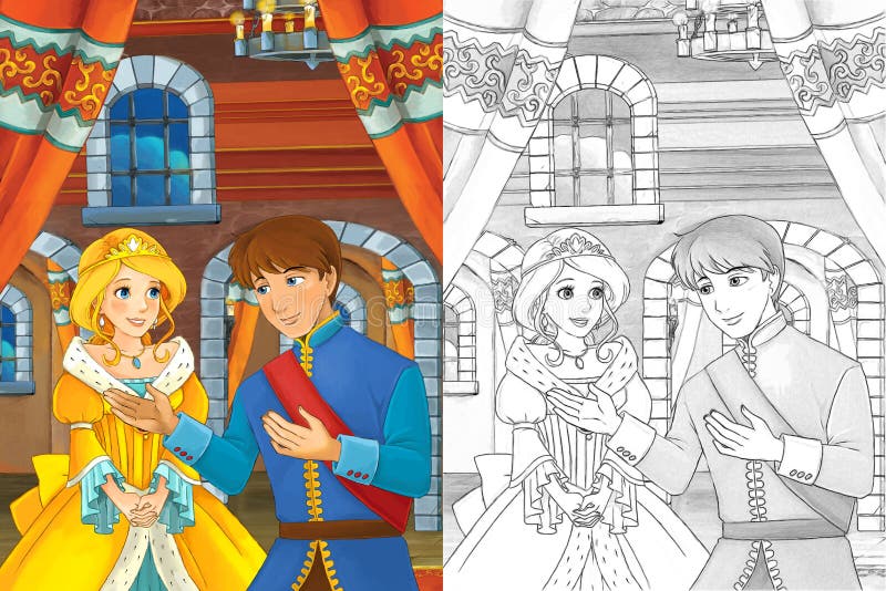 Prince & Princess Coloring Book - Princesas bonitas do amor? Gosta