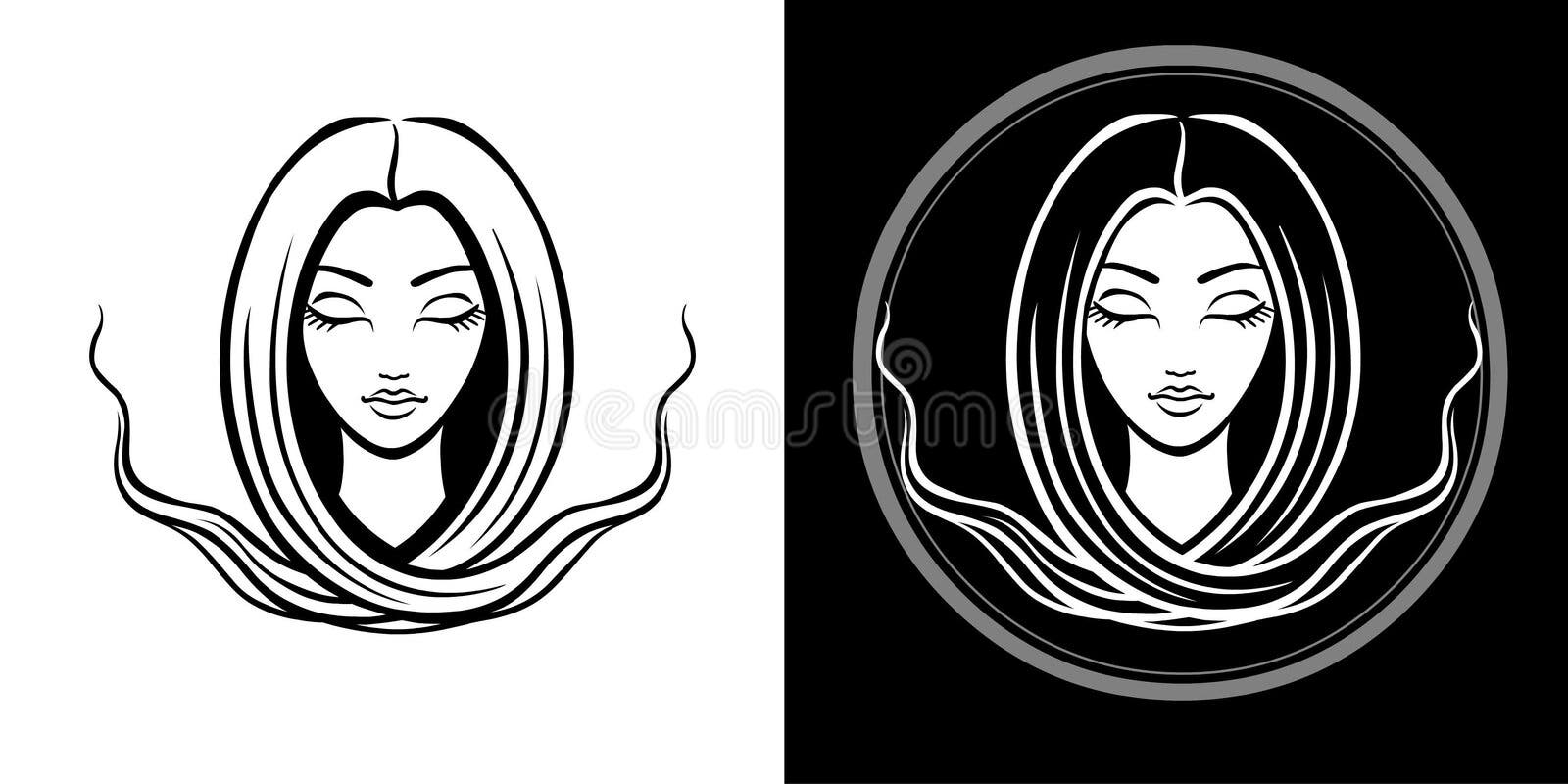 Menina De Emo - 9 Cores Diferentes Do Cabelo Ilustração do Vetor -  Ilustração de menina, cabelo: 67145495