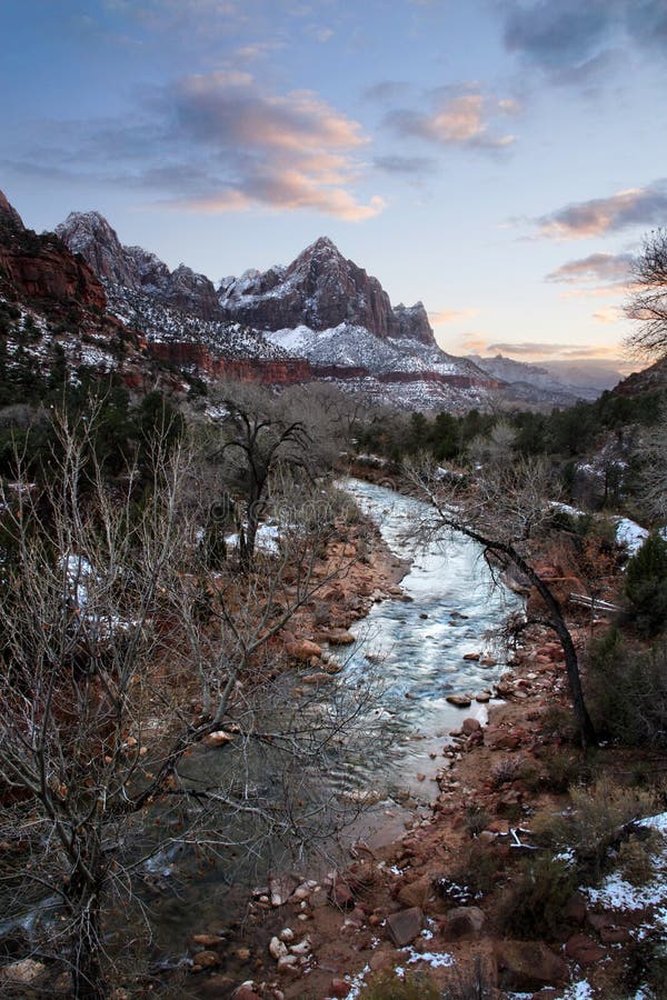 O Rio Virgin foto de stock royalty free