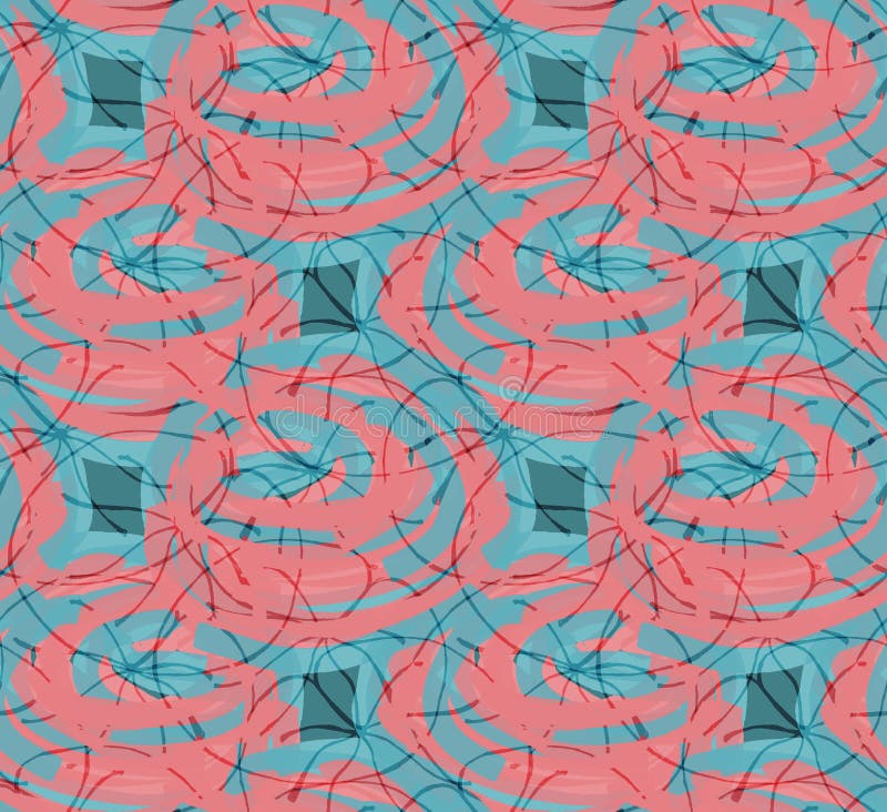 O rosa roda no azul ilustração royalty free O rosa roda no azul ilustração royalty free