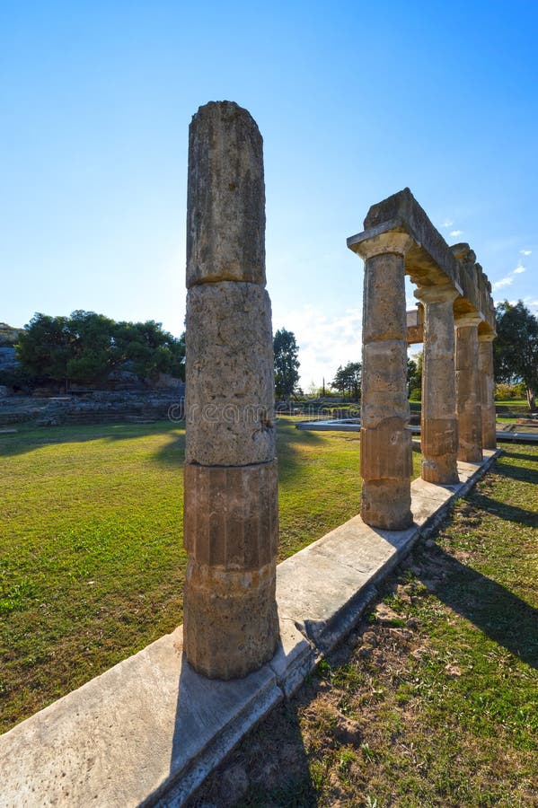 View of the sanctuary of Artemis at Brauron, Attica - Greece. View of the sanctuary of Artemis at Brauron, Attica - Greece.