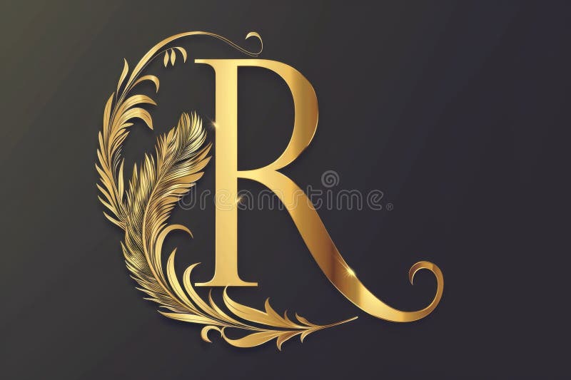 O scrisoare frumoasă de aur sau decorațiuni complexe. perfect pentru adăugarea unui pic de eleganță la orice proiect de design stock photos