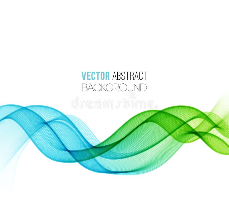 Fundo de linhas curvas abstratas. Modelo de design ilustração do vetor