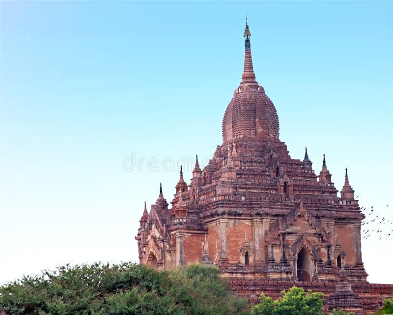 O templo de Sulamani em Bagan, Myanmar imagem de stock royalty free O templo de Sulamani em Bagan, Myanmar imagem de stock royalty free