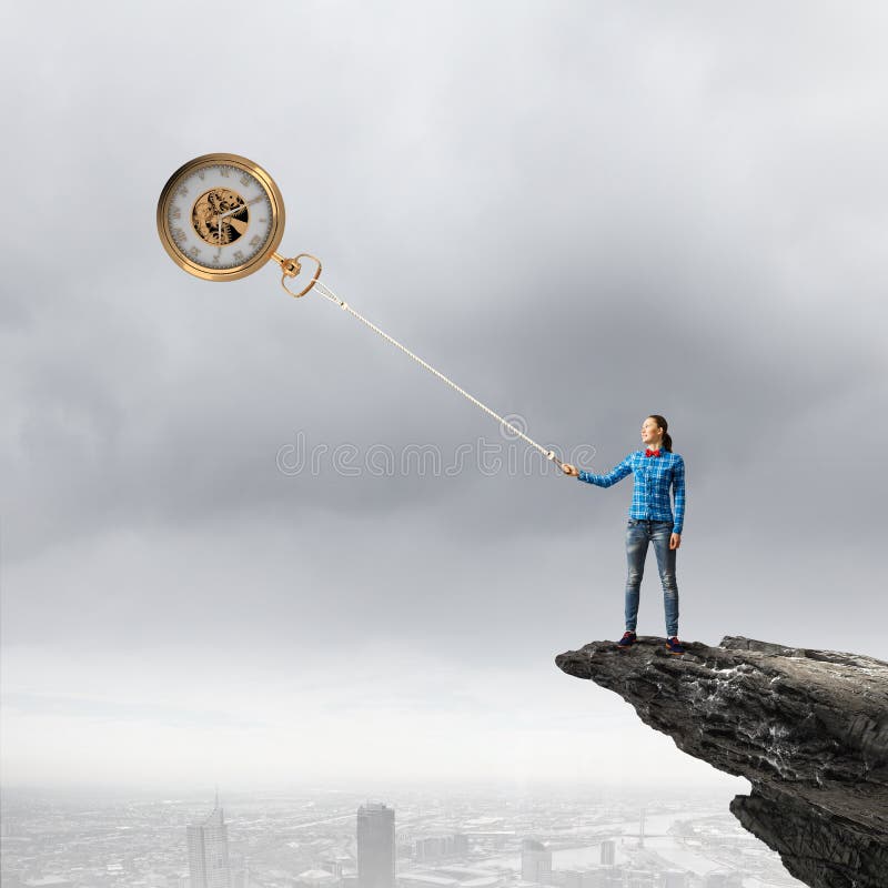 O tempo está a passar imagens de stock royalty free