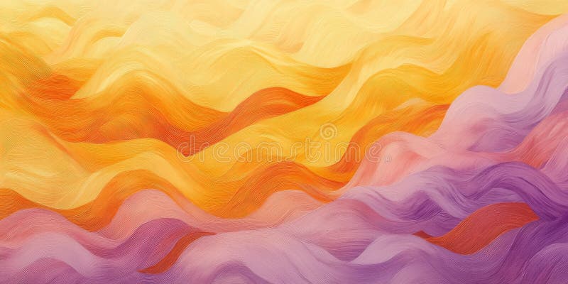 O textură ondulată, fără sudură și elegantă, cu tranziții neclare între portocaliul galben-soare și portocaliu ars stock photo