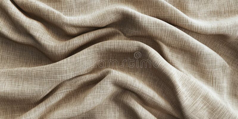 O textură realistă a țesăturii care prezintă o țesătură complexă țesută în tonuri de bej cald. Sistemul royalty free stock images