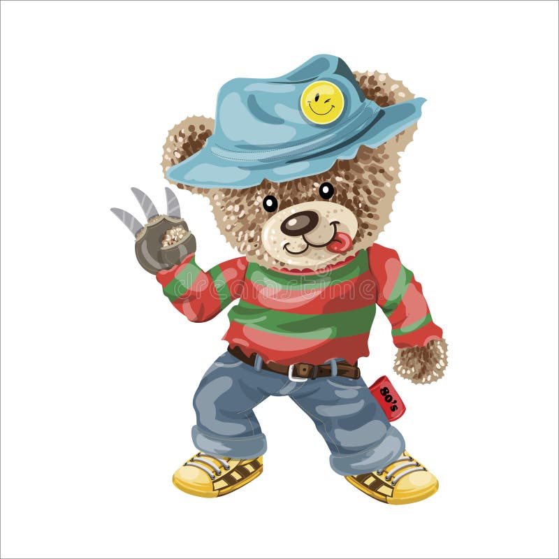 Five Nights At Freddys Teddy Bear Adesivos Clipart Vetor PNG