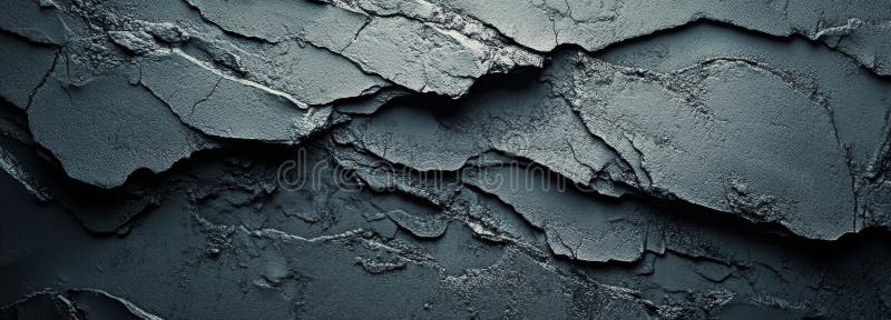 O vedere de aproape a unei suprafețe de rocă dezvăluie o textură de piatră albă și neagră similară cu cea a unui vechi set de pere stock image