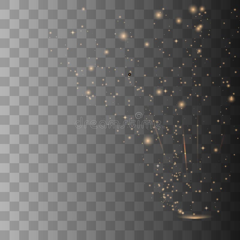 O vetor sparkles no fundo transparente ilustração royalty free O vetor sparkles no fundo transparente ilustração royalty free
