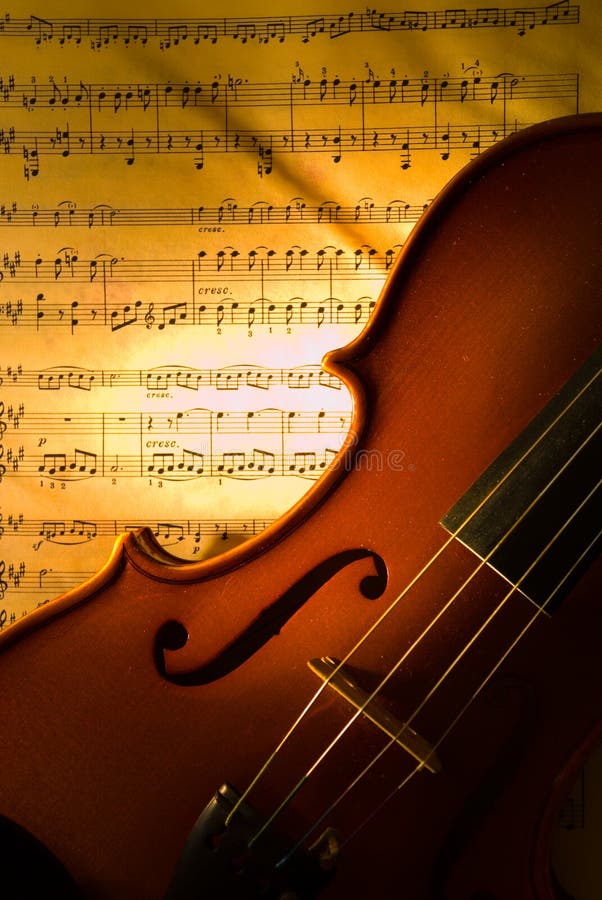 O violino com contagem