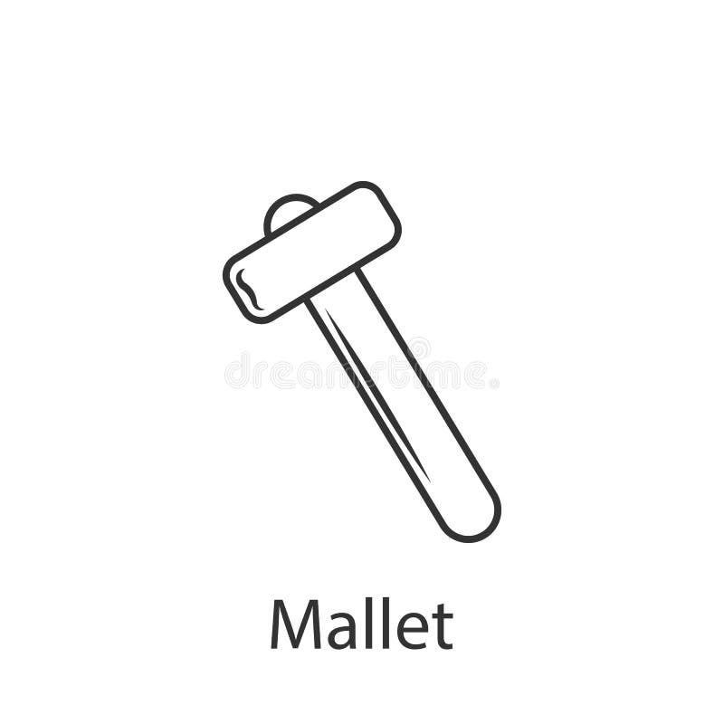 O ícone do ícone do malho Ilustração simples do elemento O projeto do símbolo do ícone do malho do grupo da coleção da construção ilustração stock O ícone do ícone do malho Ilustração simples do elemento O projeto do símbolo do ícone do malho do grupo da coleção da construção ilustração stock