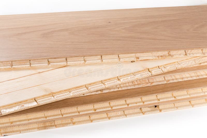 Oak Engineered Wood Flooring Boards, Locking Joint System Closeup
