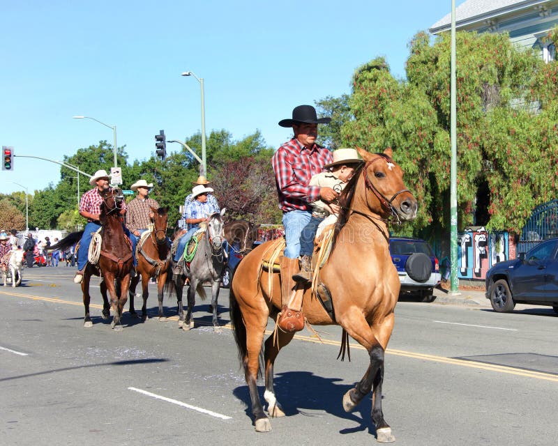 45th annual Black Cowboy Parade and Festival in Oakland, CA royalty free stock photos 45th annual Black Cowboy Parade and Festival in Oakland, CA royalty free stock photos