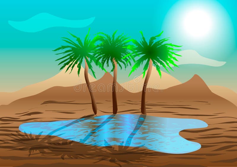 Desert Oasis Clipart