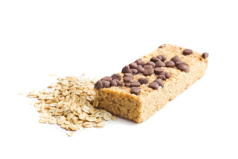 Oat protein bar. stock photo. Image of dessert, candy 104436164
