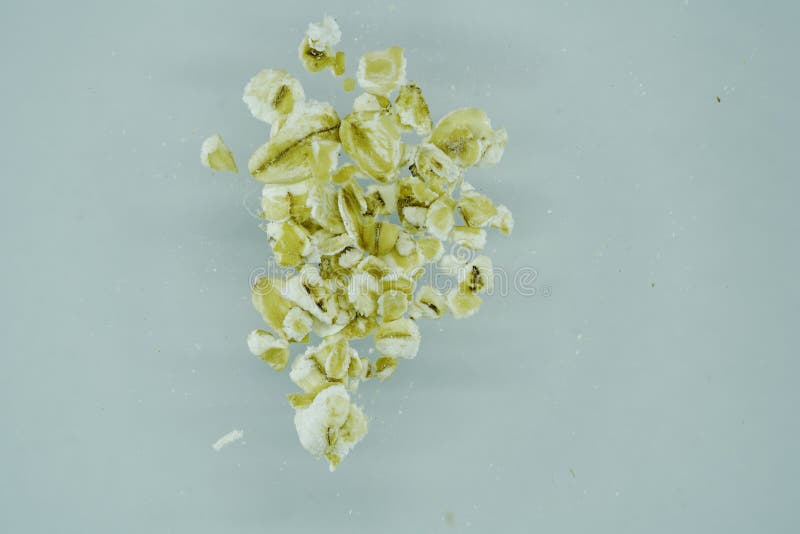 Oatmeal is a Whole Grain Cereal Product Made from Seed Stock Image