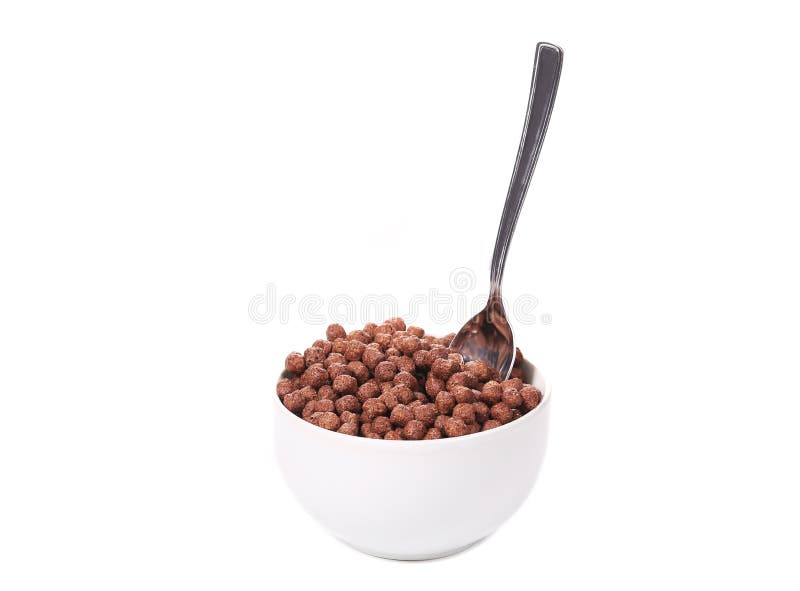 Oats chocolate cereal. stock image. Image of grain, delicious 41807673