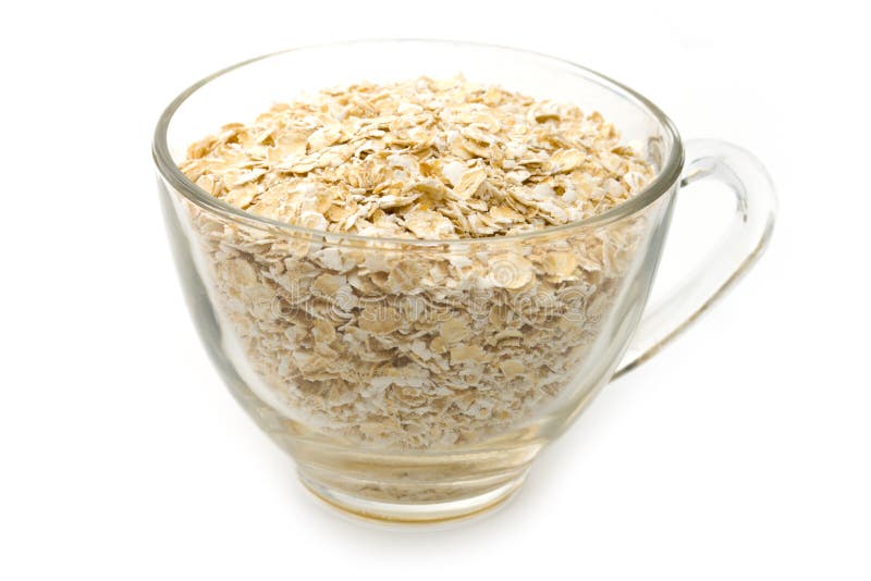 Oats in cup stock photo. Image of healthy, ingredient 11004206