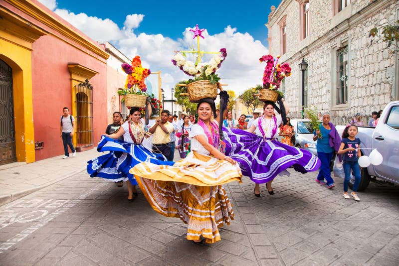 Beautiful Lady Celebrating Day of the Virgin of Guadalupe Dia D ...