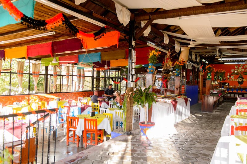 Restaurant La Choza Del Chef in Oaxaca Editorial Photography Image of