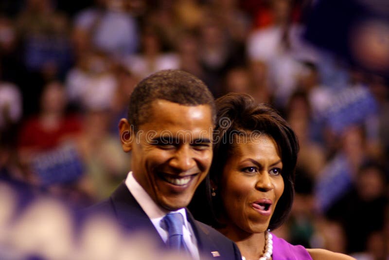 Obama dichiara la vittoria a St Paul, manganese Obama dichiara la vittoria a St Paul, manganese